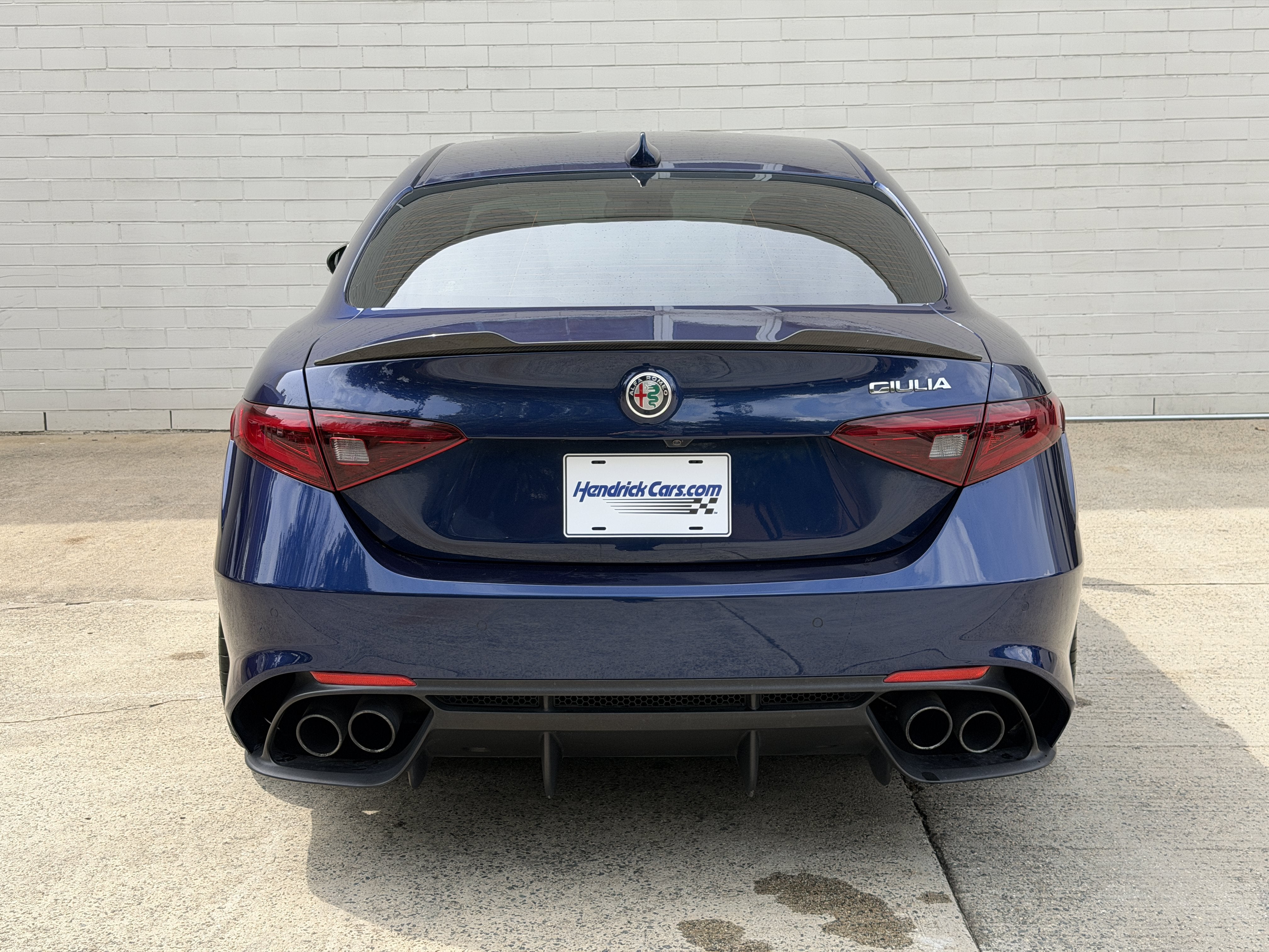 Used 2018 Montecarlo Blue Metallic Alfa Romeo Quadrifoglio image 4