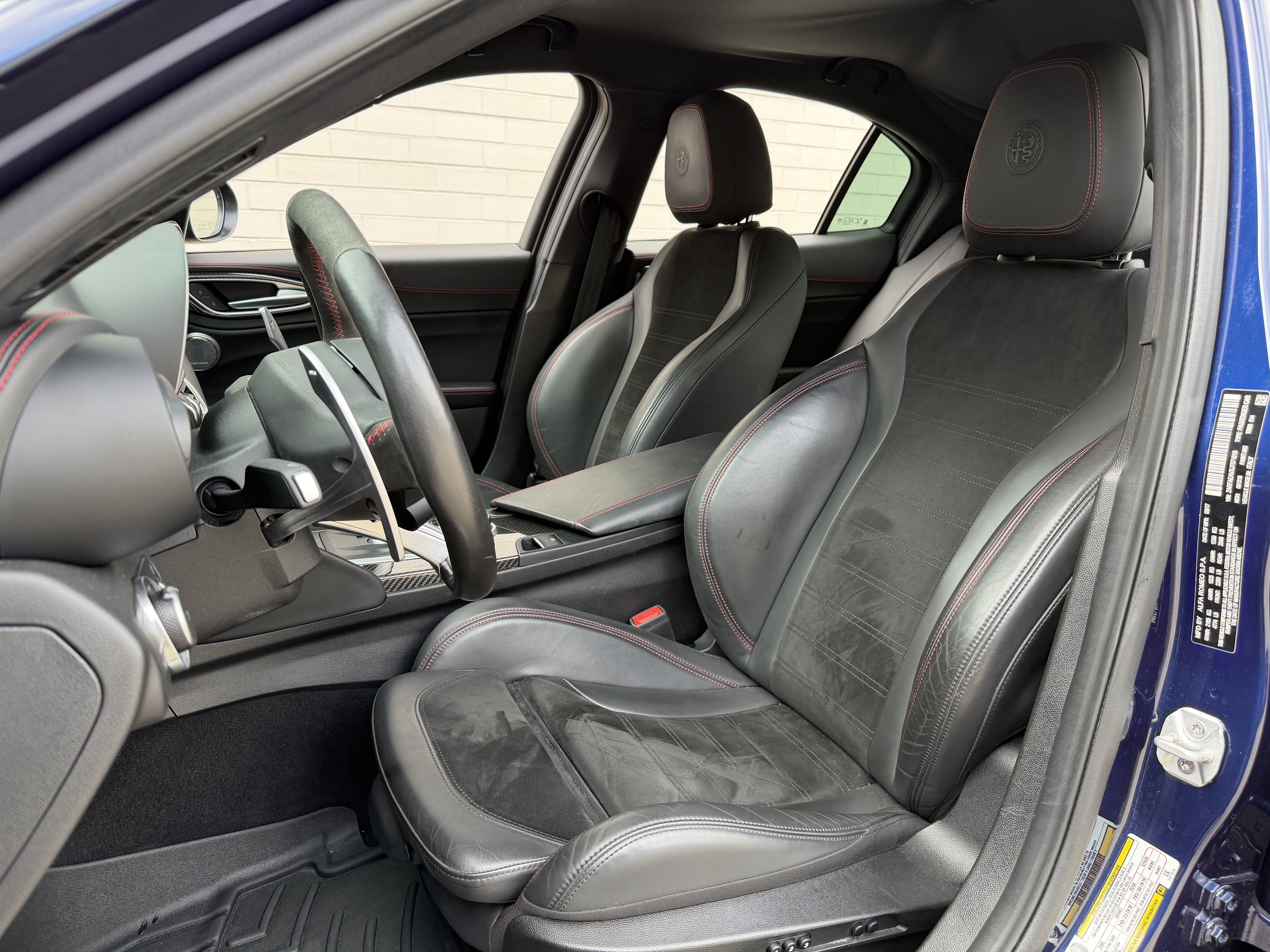 Used 2018 Montecarlo Blue Metallic Alfa Romeo Quadrifoglio image 14