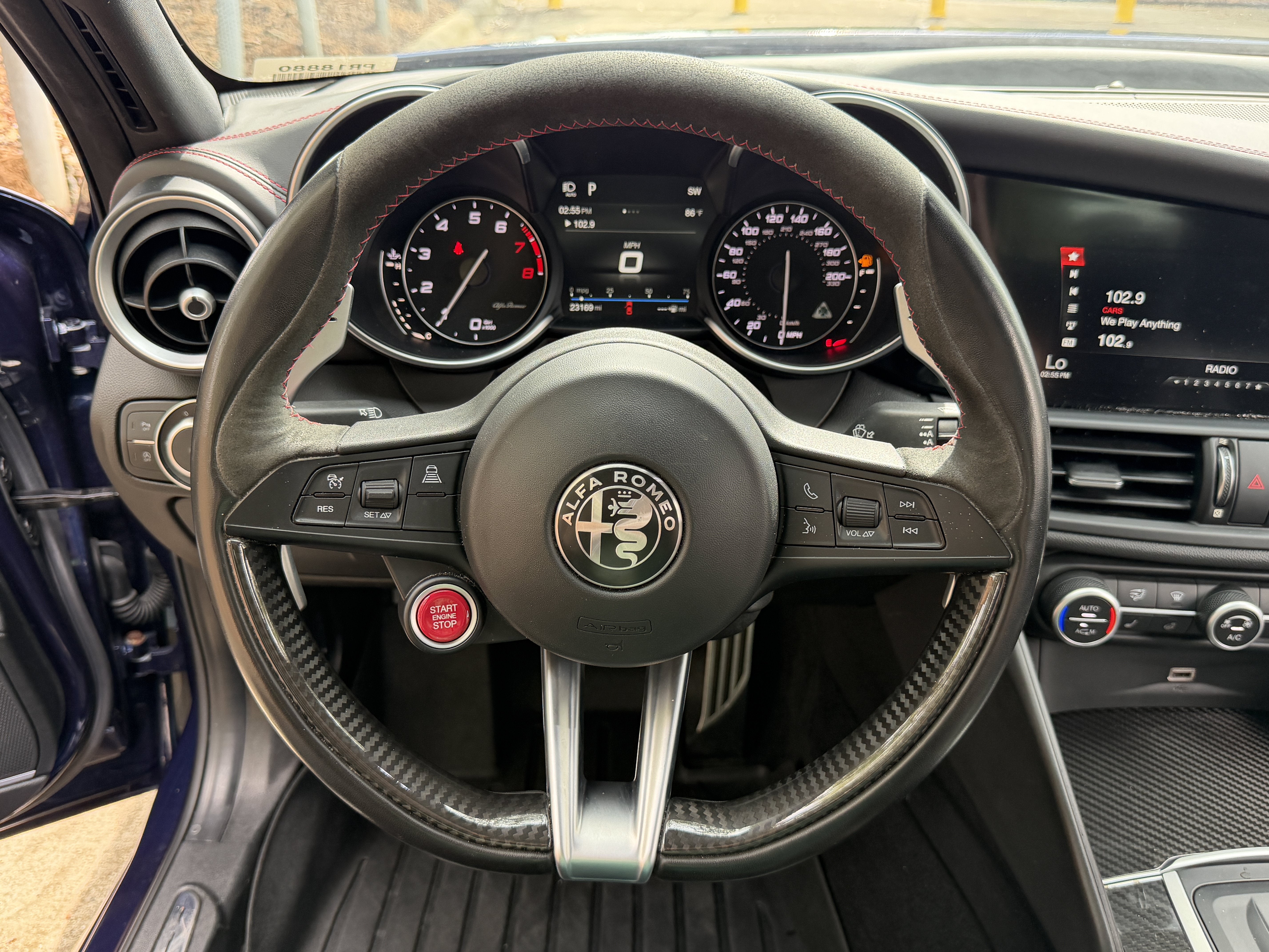 Used 2018 Montecarlo Blue Metallic Alfa Romeo Quadrifoglio image 16