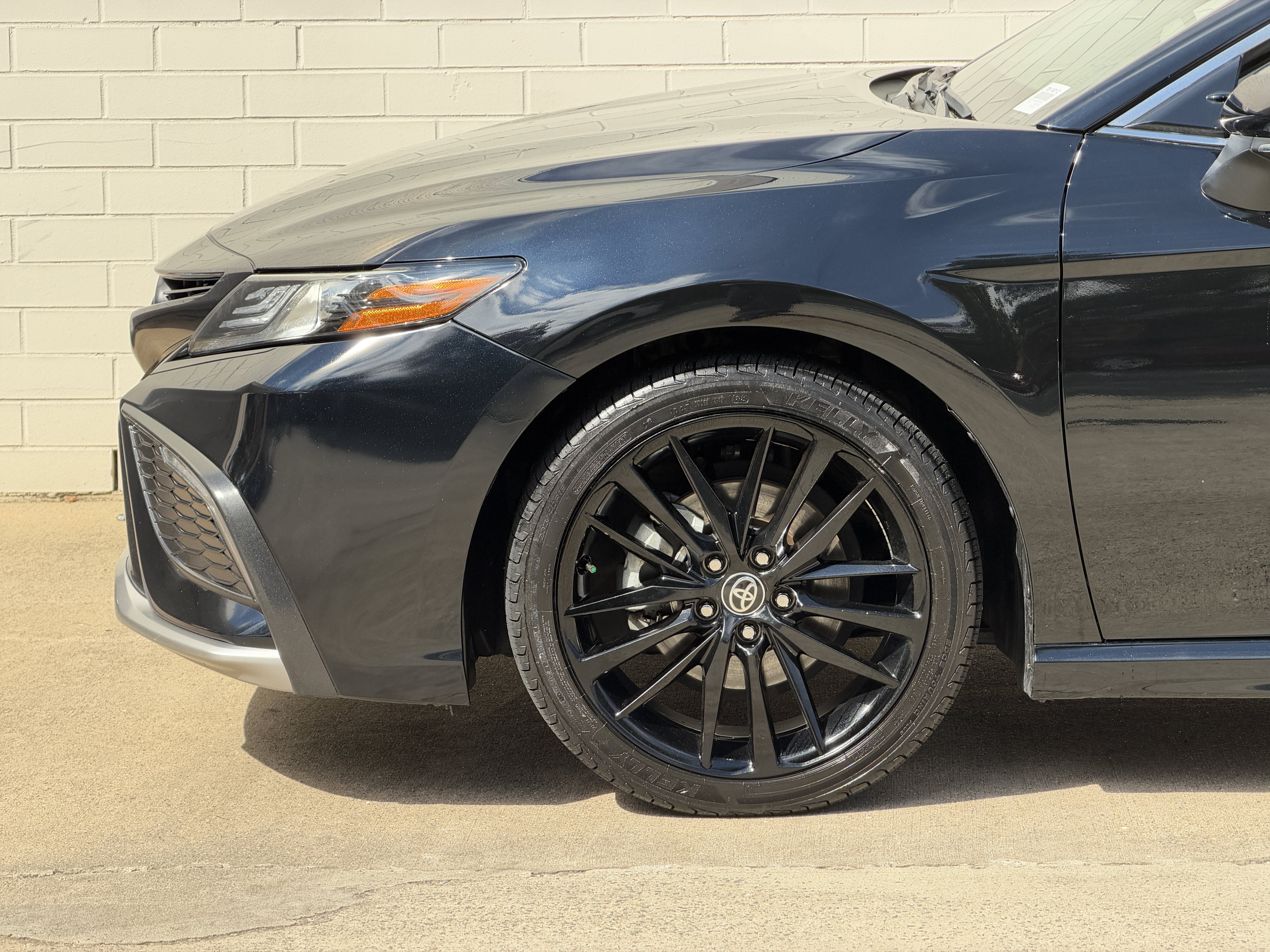 Used 2022 Midnight Black Metallic Toyota XSE image 10
