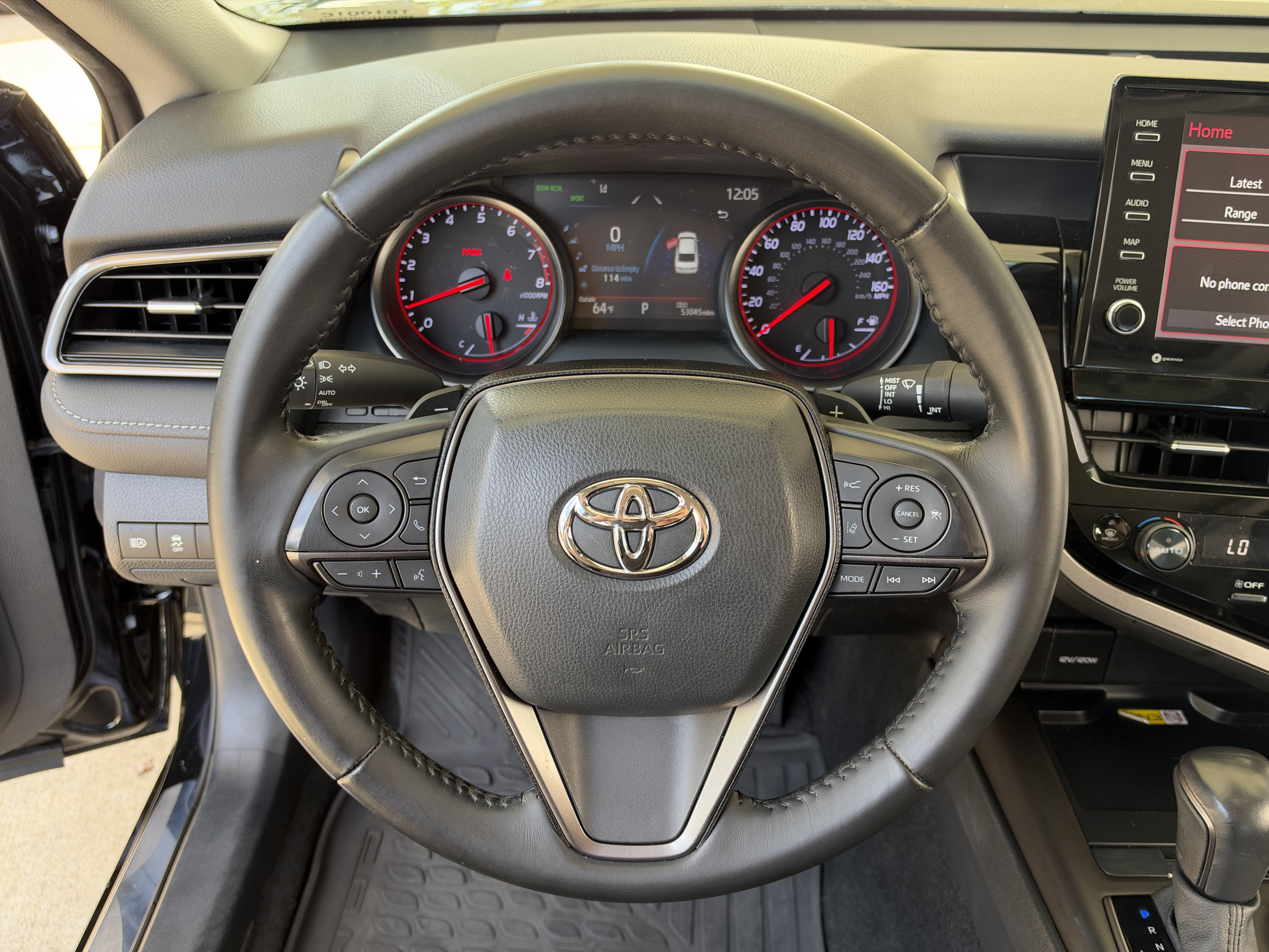 Used 2022 Midnight Black Metallic Toyota XSE image 18
