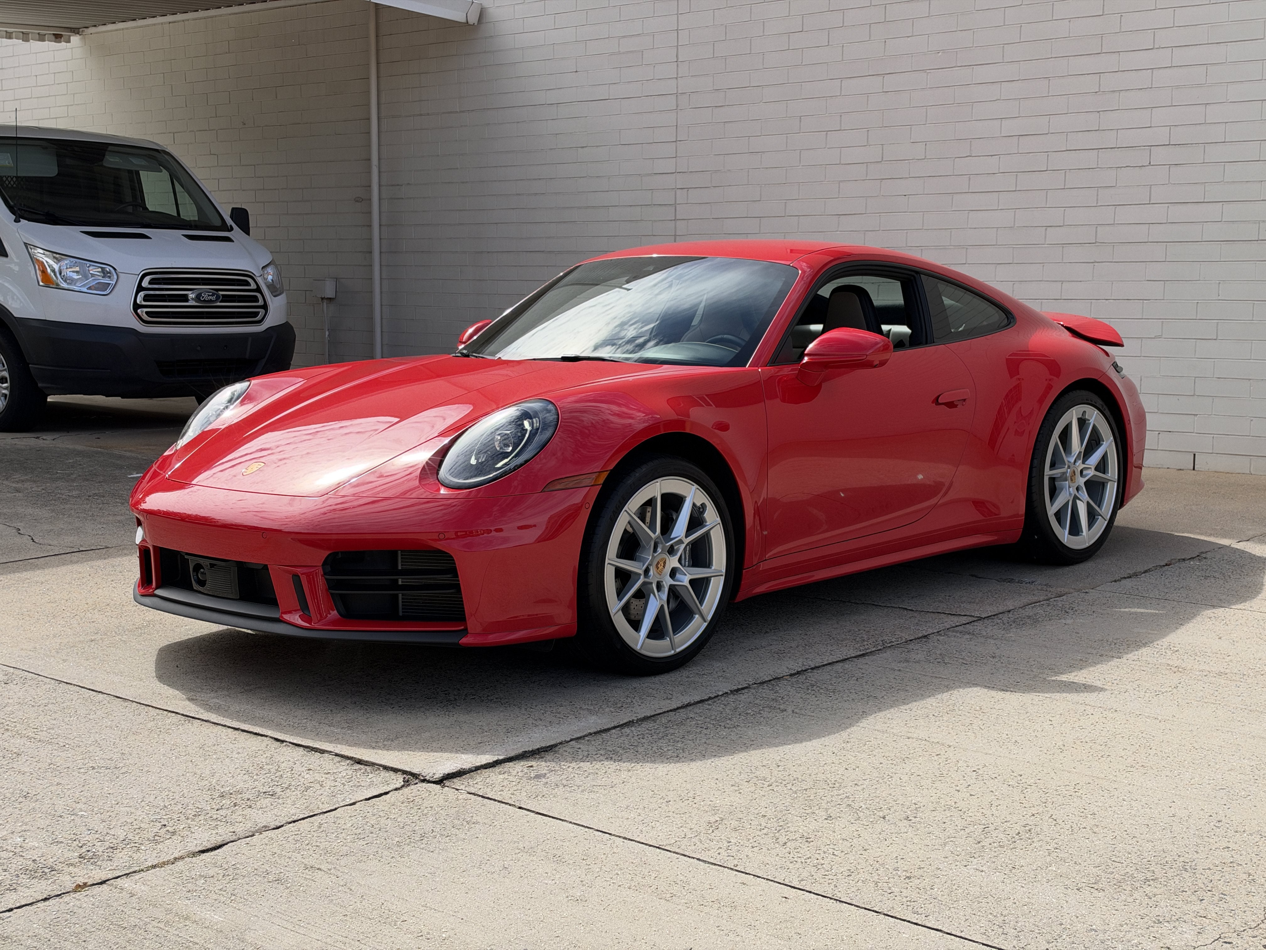 Used 2025 Guards Red Porsche Carrera image 7