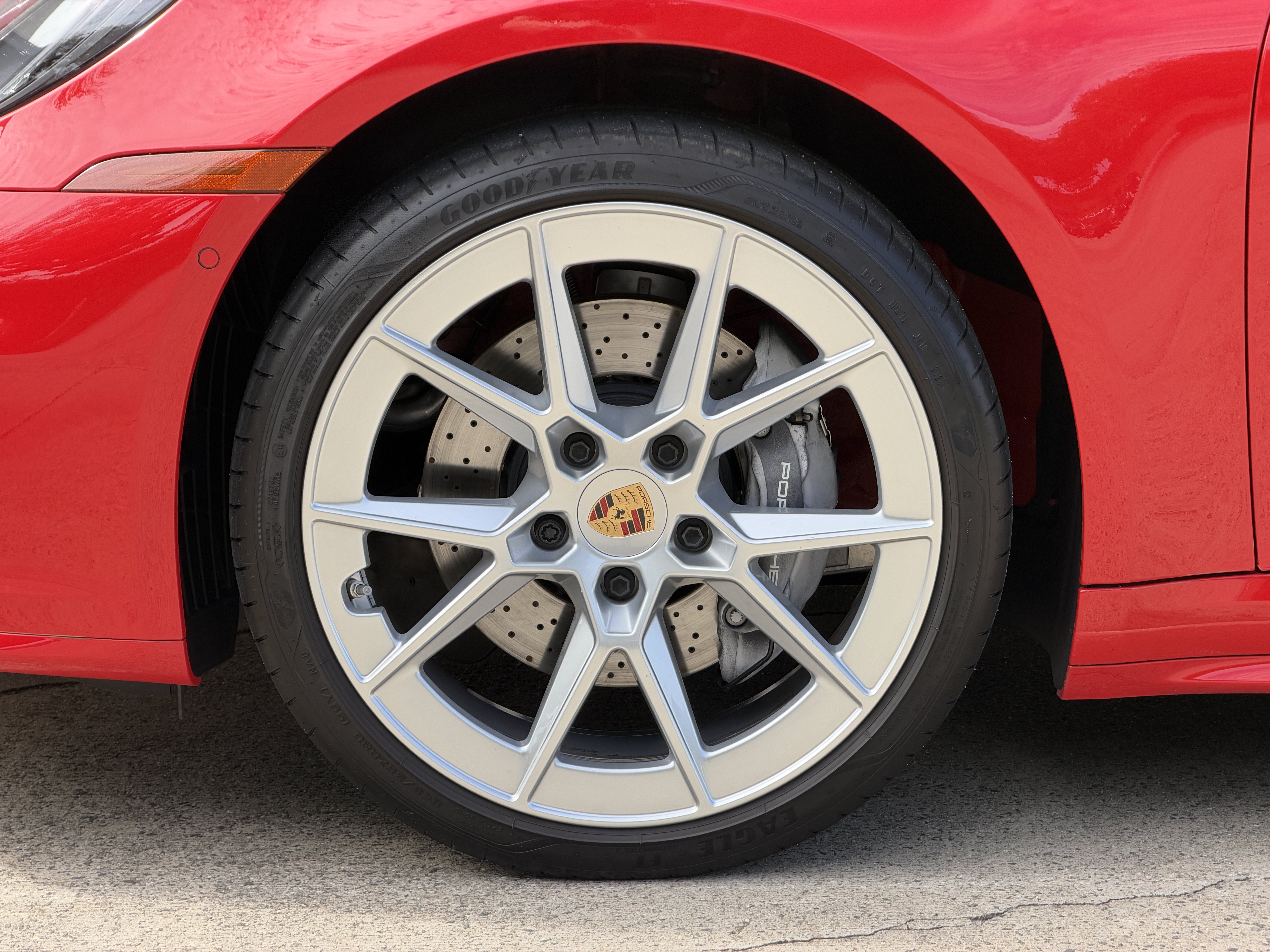 Used 2025 Guards Red Porsche Carrera image 11