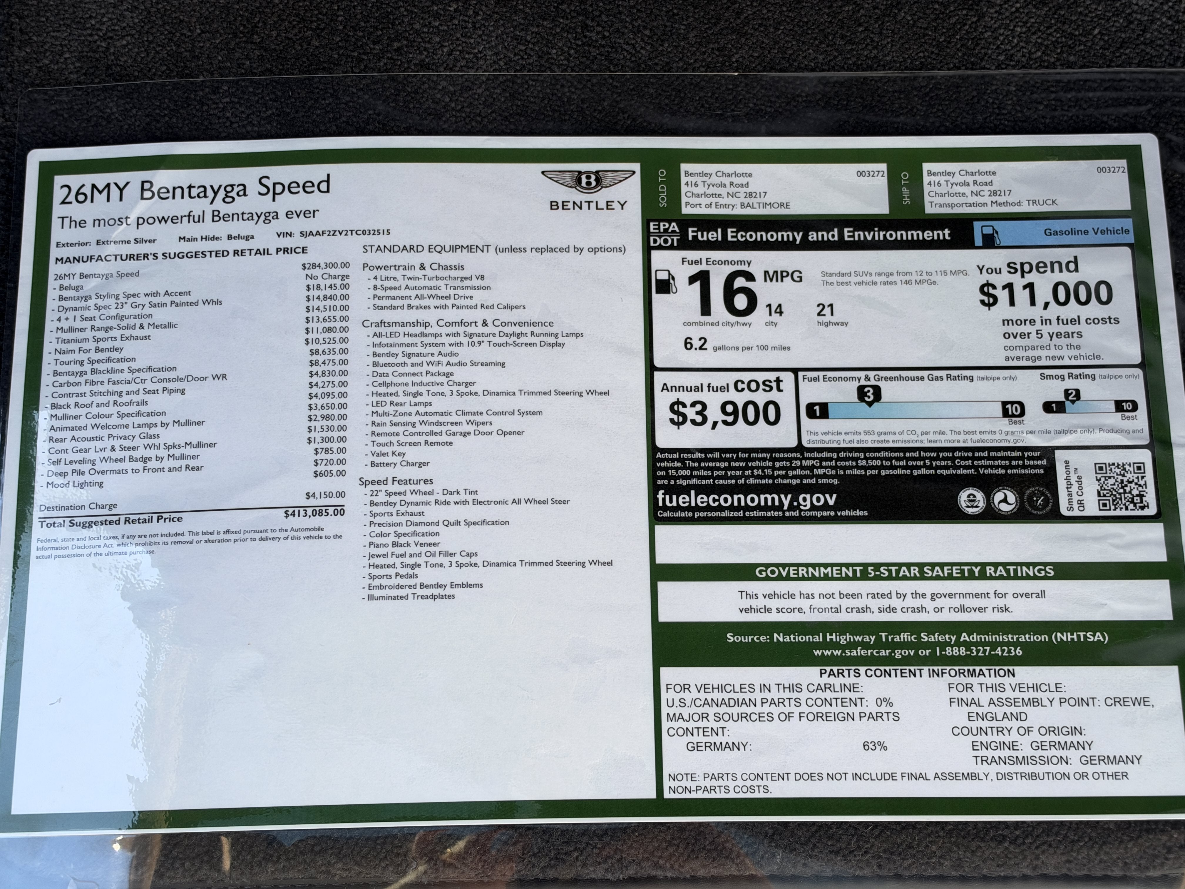 Used 2026 Silver Bentley Speed image 47
