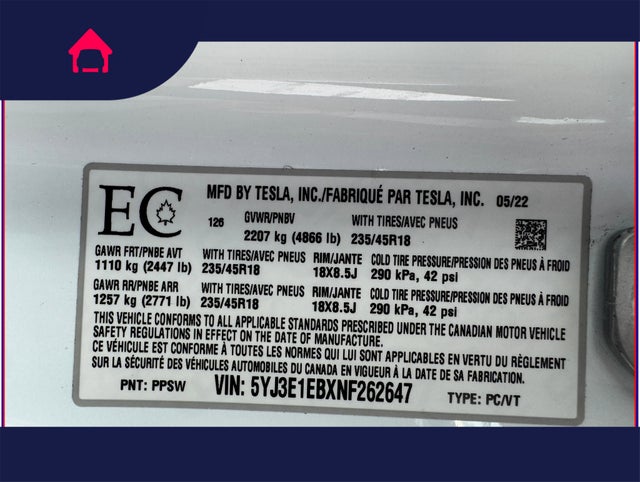 2022 Tesla Model 3