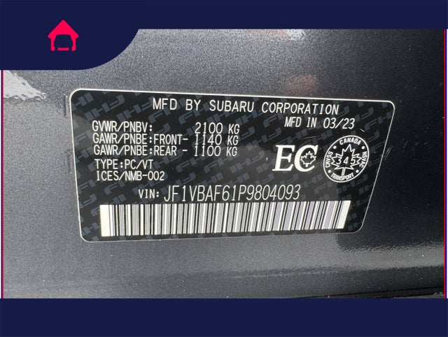 2023 Subaru WRX
